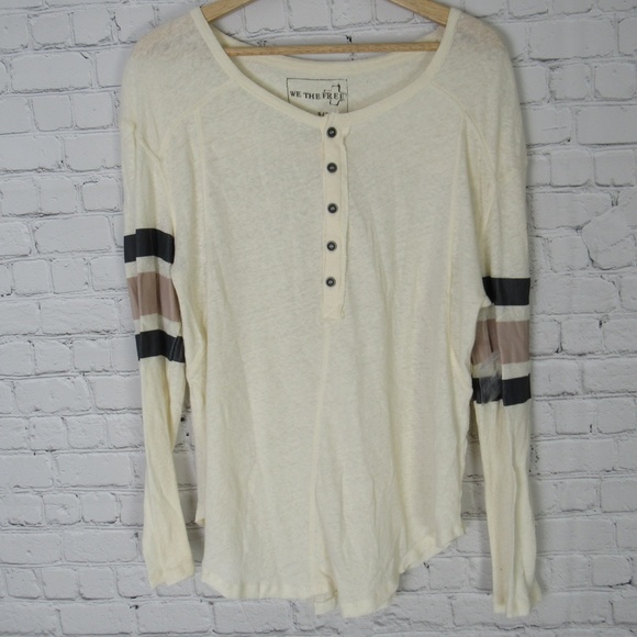 Free People Tops - Free People Shirt Top Womens Small S Cream